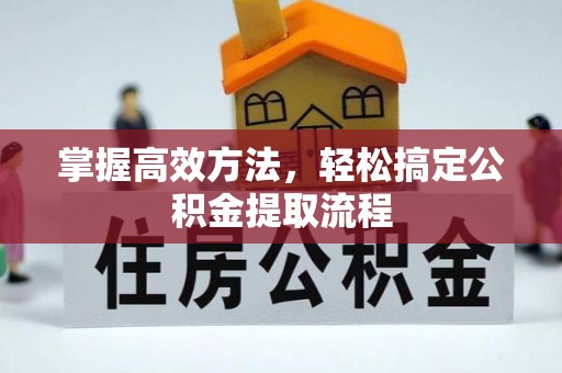 武鸣掌握高效方法，轻松搞定公积金提取流程